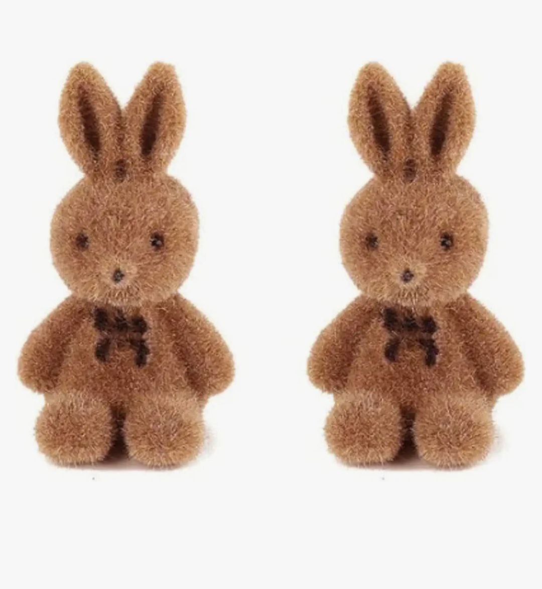 Teddy bear stud earrings